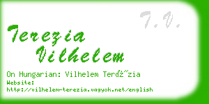 terezia vilhelem business card